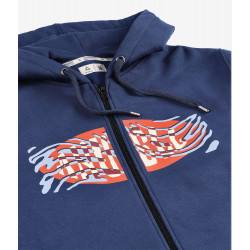 Anuell Slickum Organic Zip-Hoodie Navy